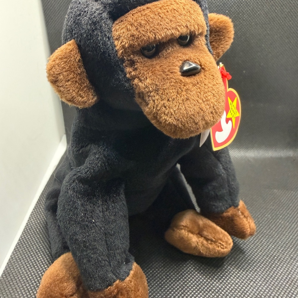 Ty Beanie Baby Congo Monkey 1996 Plush Toy w Tag - Picture 6 of 8